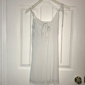 White beach dress